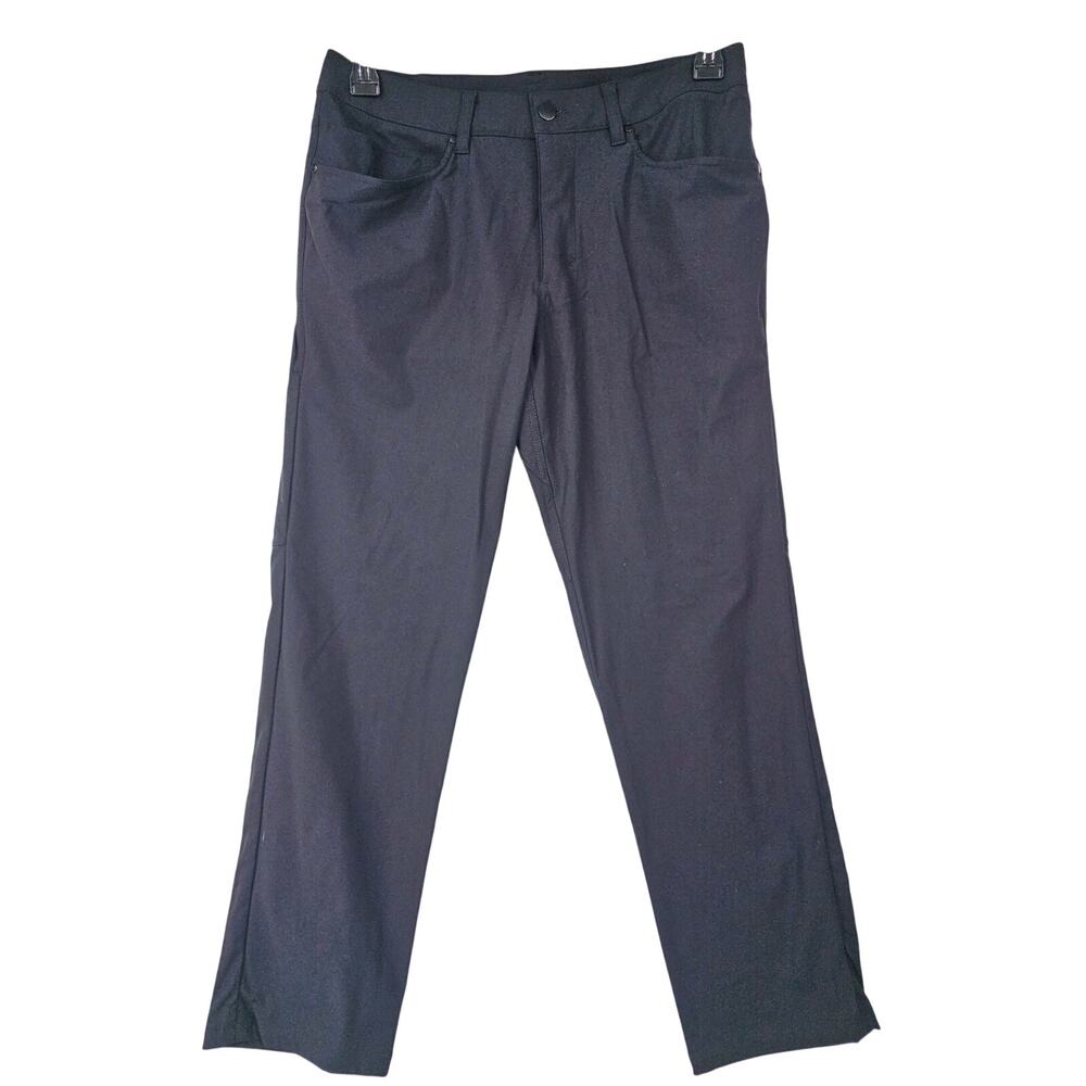 Lululemon ABC Classic-Fit 5-Pocket Black Pant Golf Athletic Men's 31 x 26 4231